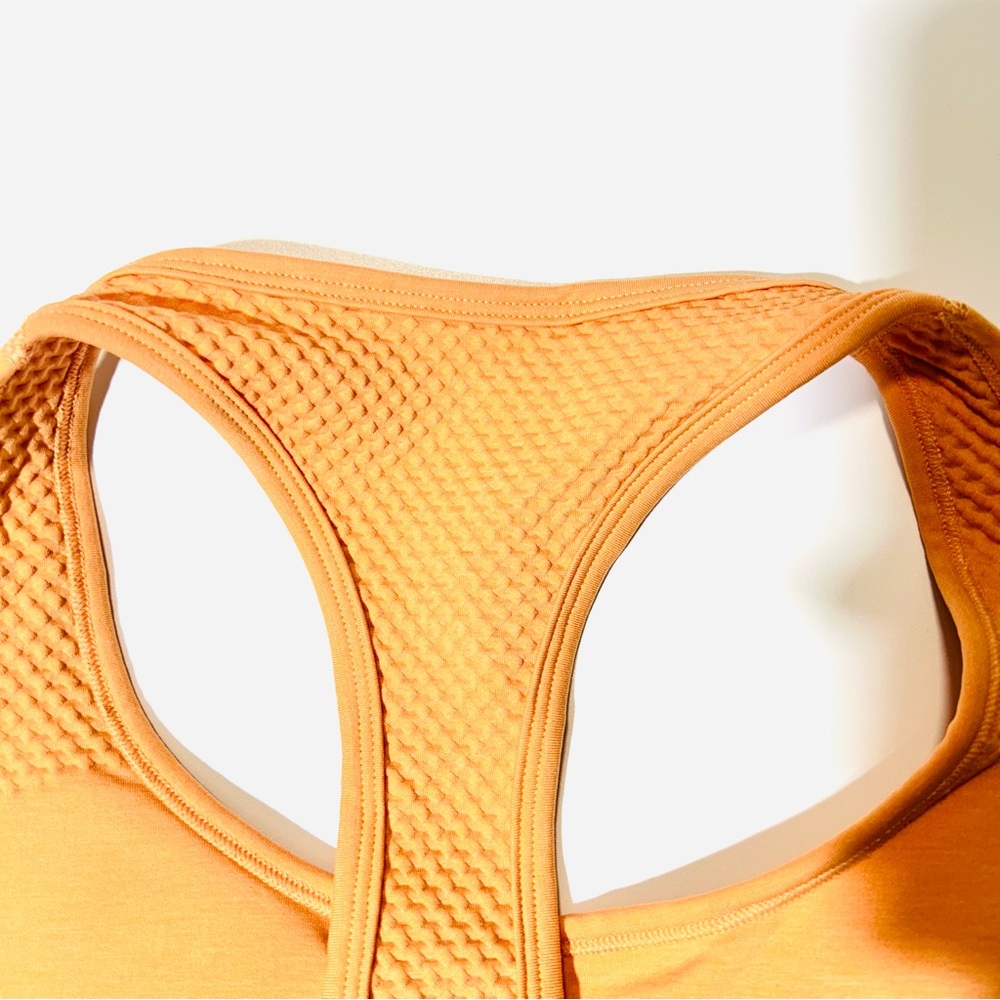 Alphalete Orange Seamless Racerback Sports Bra Size Large - Picture 5 of 5
